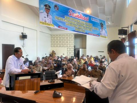 Sosialisasi Kode Referensi dan Evaluasi Penyelenggaraan Statistik Sektoral Kabupaten Lima Puluh Kota