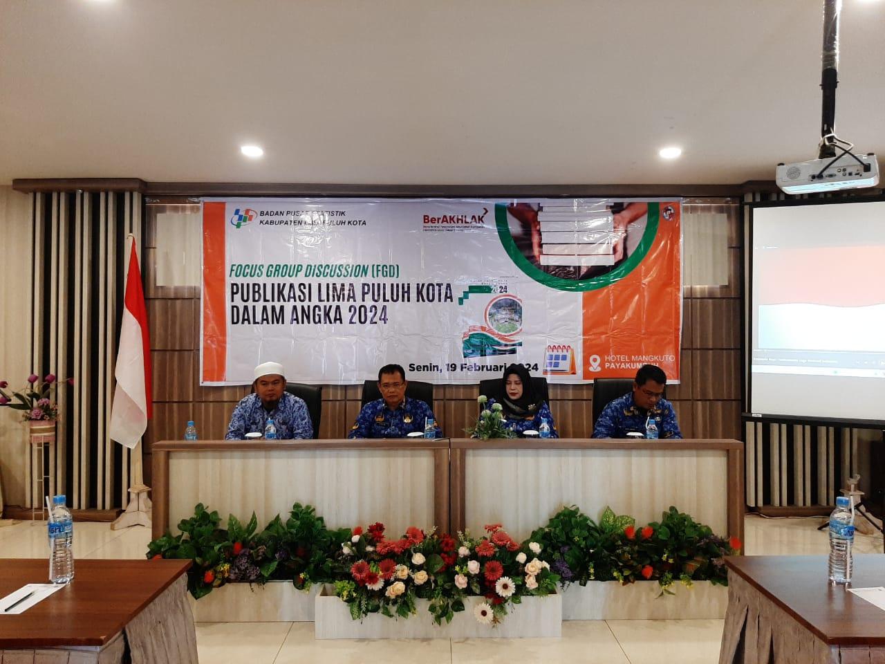 Foccus Group Discussion Publikasi Lima Puluh Kota Dalam Angka 2024